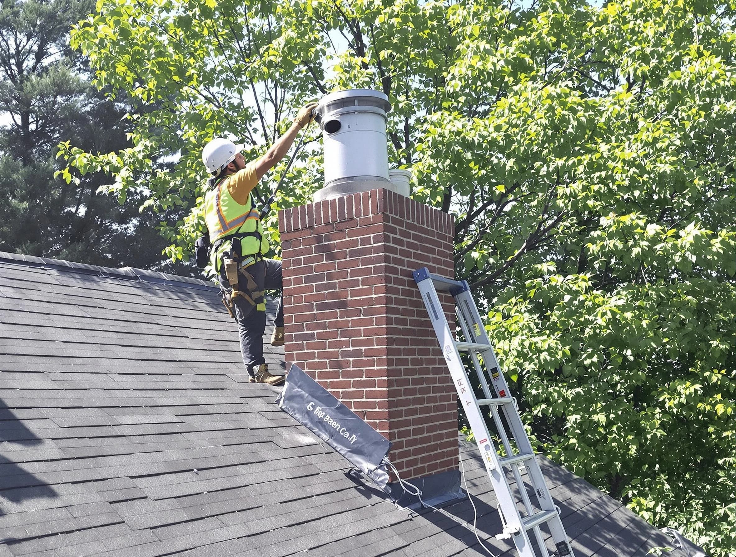 Chimney liner inspection by Loveland Chimney Sweep in Loveland, CO