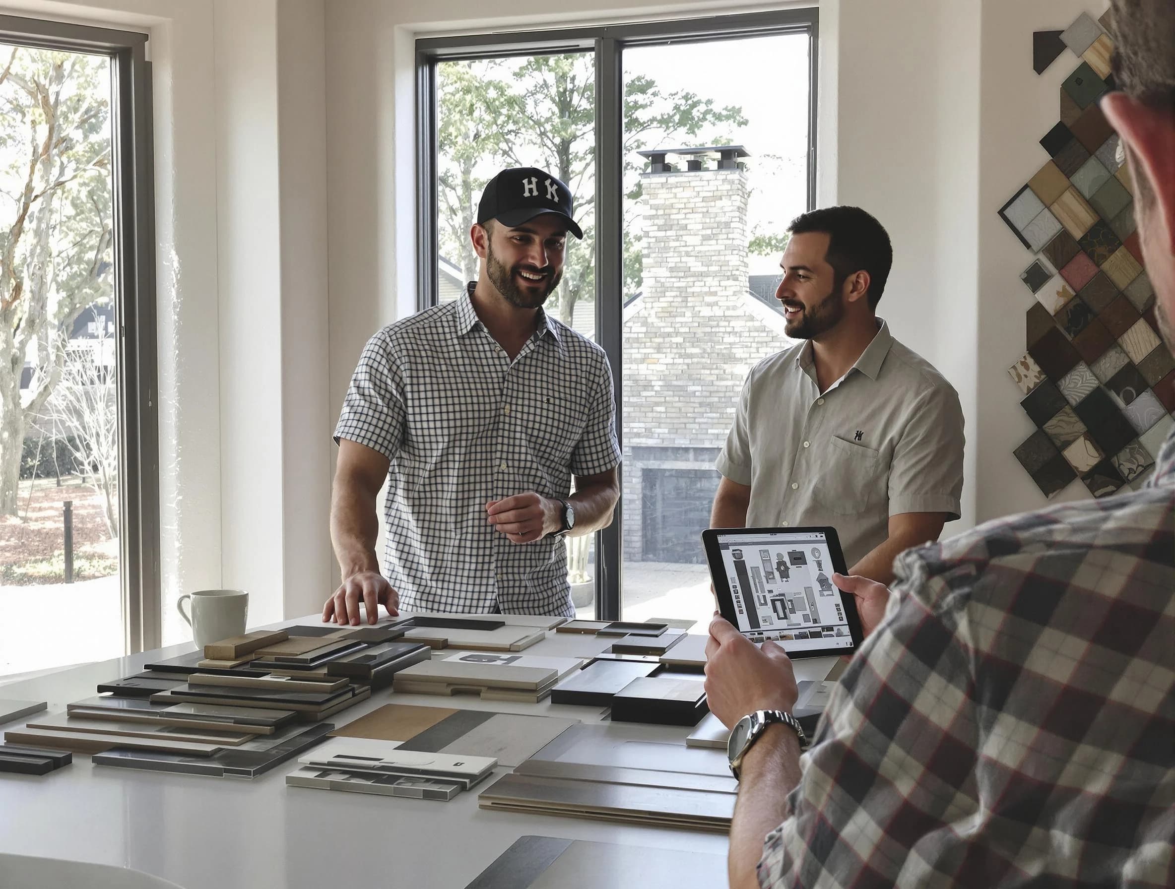 Loveland Chimney Sweep remodeling a chimney and fireplace in Loveland, CO