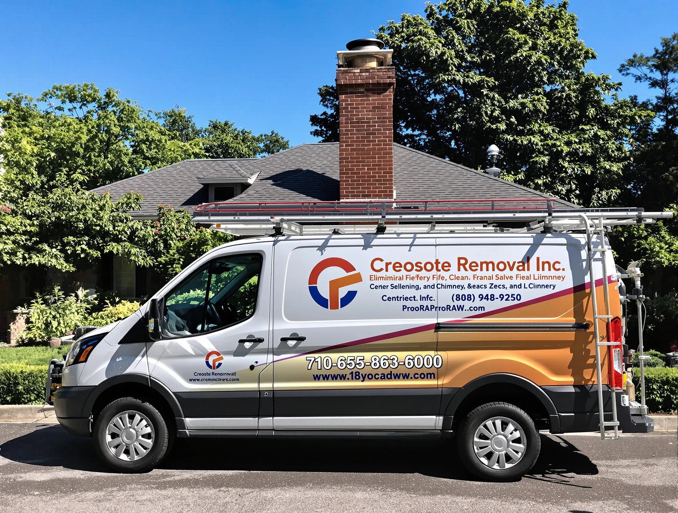 Loveland Chimney Sweep technician removing creosote safely in Loveland, CO