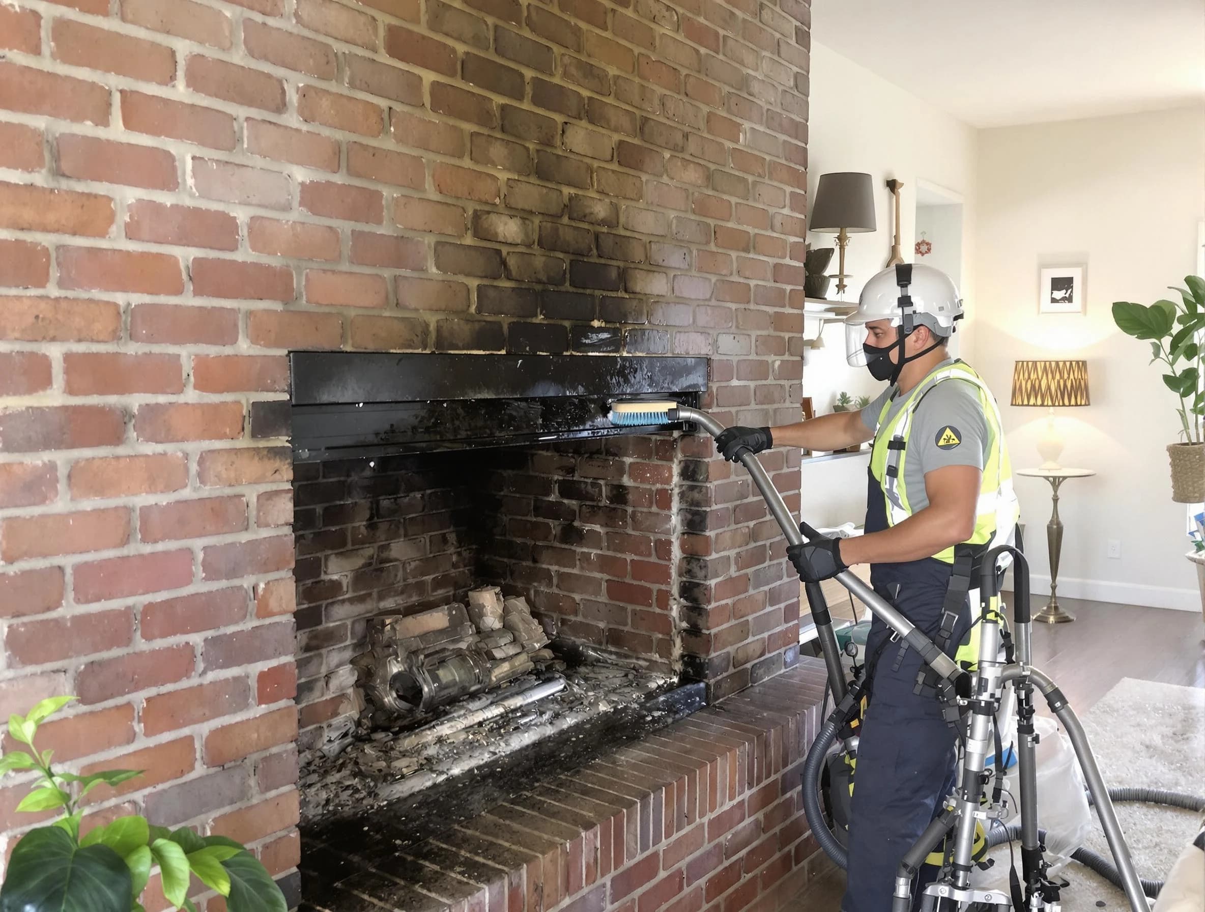 Loveland Chimney Sweep providing fireplace cleaning services in Loveland, CO