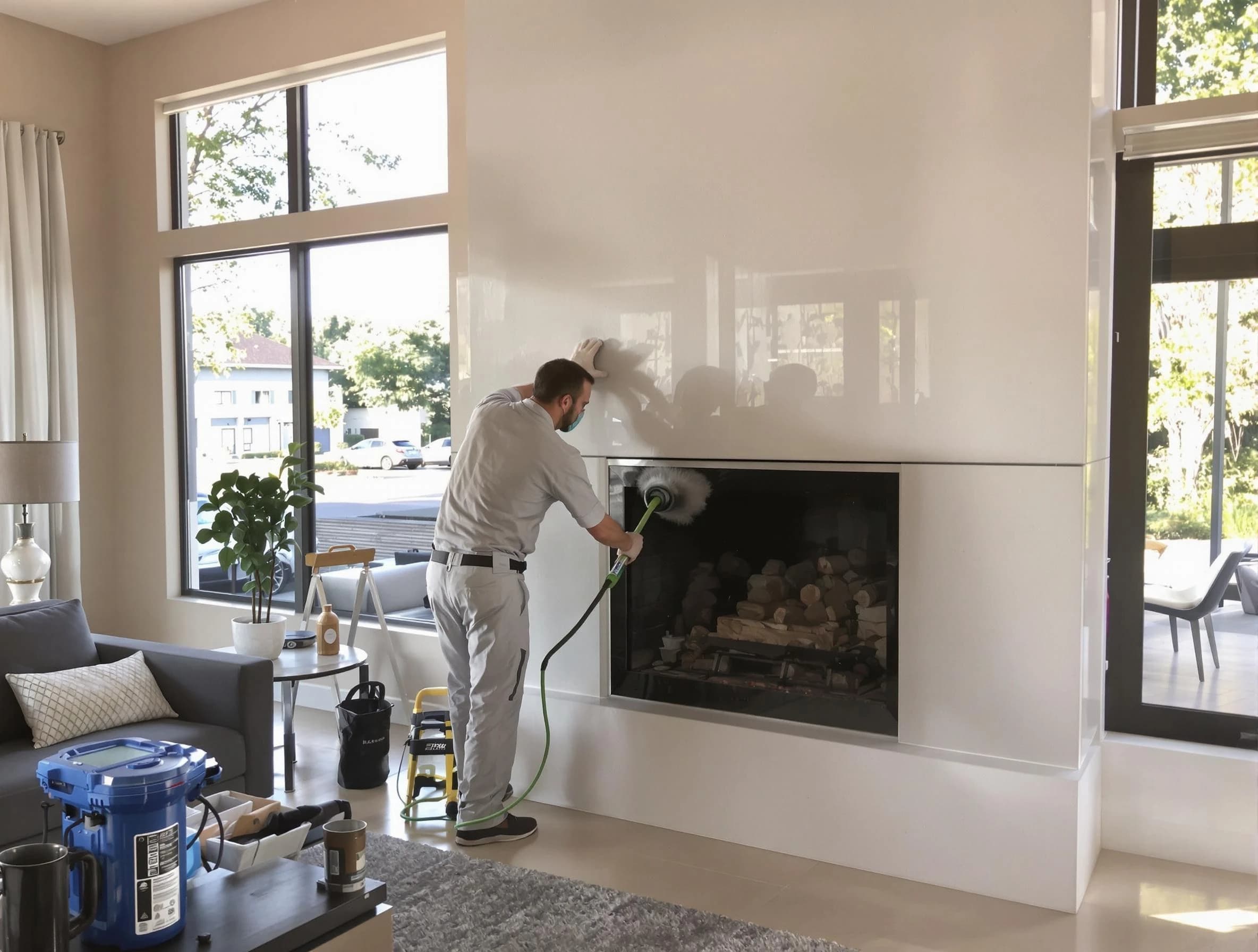 Loveland Chimney Sweep performing thorough soot removal in Loveland, CO